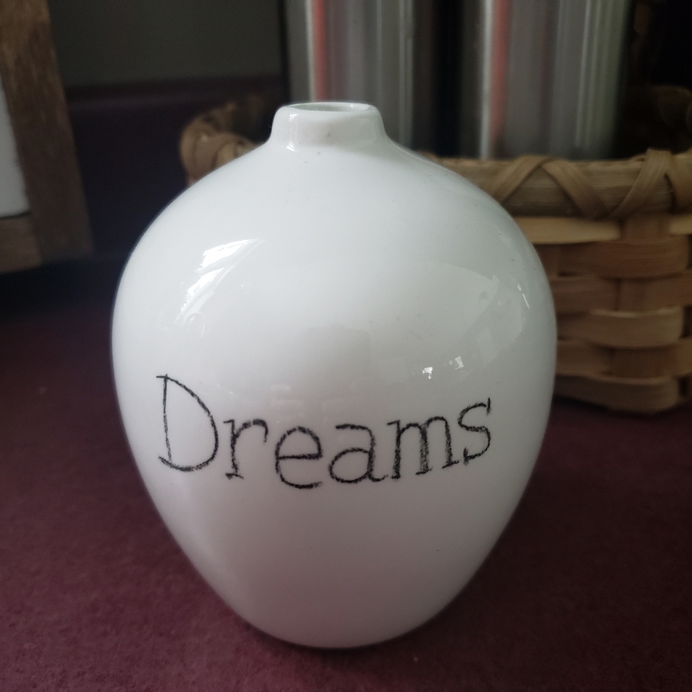 Small porcelain bud vase